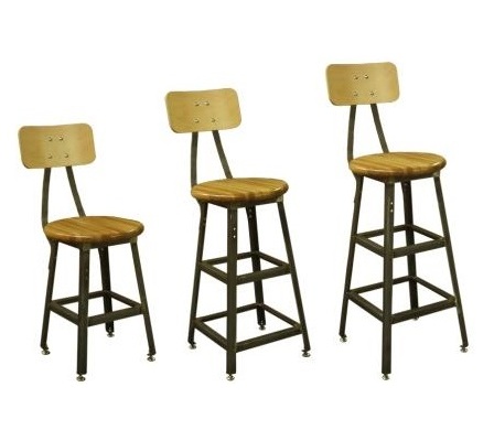 Pollard Heavy Duty Stools With Backs
