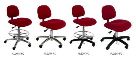 Series 20W Low Back Fabric Conductive