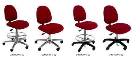 Series 20W Medium Back Fabric Conductive