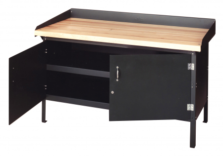 140 Enclosed Hardwood Top Workbench