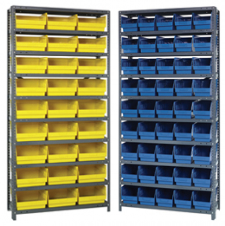 Store More 6 Inch Shelf Bins Steel Shelving