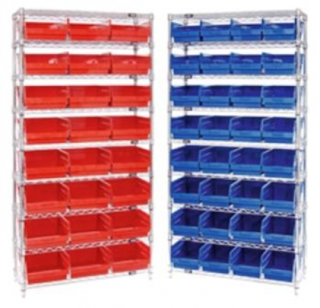 Store More 6 Shelf Bins Wire Systems